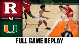 Rutgers vs. Miami Full Game Replay | 2022-23 ACC Men’s Basketball