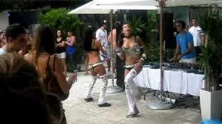 Go-go Dancers at the Sagamore Hotel Pool Party