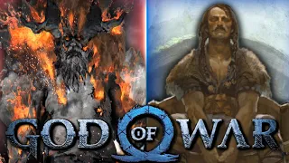 God Of War Ragnarok - Cut Content Revealed! Story Art Breakdown/Analysis! Odin, Surtr And More!