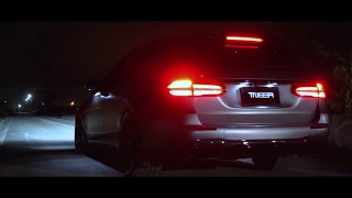 CRAZY LOUD&POP💥Mercedes-AMG E63S Estate W/ Tneer Catless Downpipe Full Exhaust