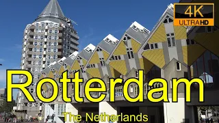 Rotterdam, The Netherlands in 4K. Amazing modern architecture