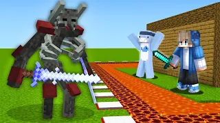 Mutant Wither İskelet VS GÜVENLİ EV! - Minecraft