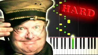 BENNY HILL - YAKETY SAX - Piano Tutorial