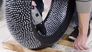 How to Spike Moto Tire