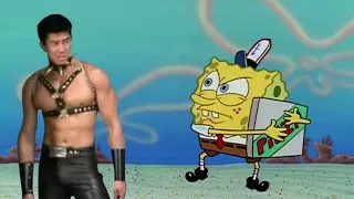 Gachi TRYING TO GET A PIZZA FROM SPONGEBOB right version