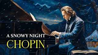 Chopin | A Snowy Night In Winter | Late Night Classical Music For Sleeping