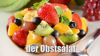 Das Obst Auf Deutsch Lernen Fruits & Vegetables 4K