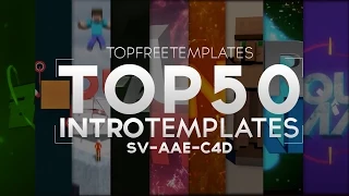 (BEST) Top 50 FREE Intro Templates 2015 - SV/AAE/C4D