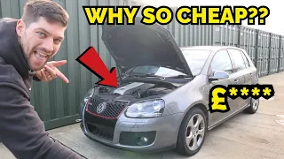 I BOUGHT AN ABANDONED CHEAP VW GOLF GTI MK5!! *BIG ISSUE*