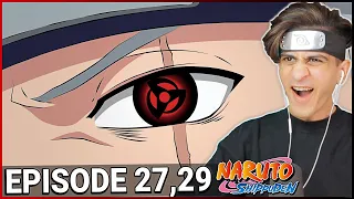 Kakashi's Mangekyou Sharingan! Naruto Shippuden Episode 27, 29 Reaction!