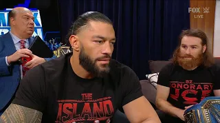 Roman Reigns tells Sami Zayn to leave! - WWE SmackDown January 20, 2023