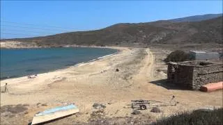 Άνδρος.Η μεγάλη παραλία του Ατενίου. Andros Island Greece. Ateni Beach (The big one)