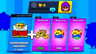 0 TROPHY Account in CHAMPIONSHIP CHALLENGE + Box Opening - Brawl Stars