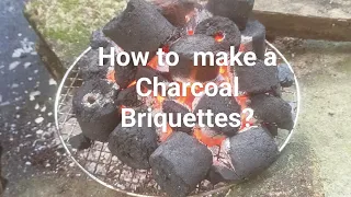 Making my DIY Charcoal Briquettes at Home