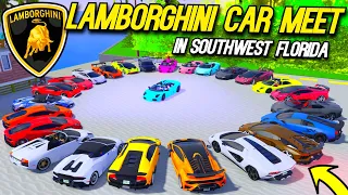 The BIGGEST LAMBORGHINI CAR MEET in Southwest Florida!