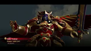 Mega Goldar’s upgrade (except the chestplate) and training.