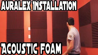 Installing Auralex Acoustic Treatment