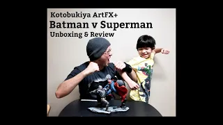 Kotobukiya Batman v Superman ArtFX+ Unboxing and Review