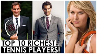 SURPRISING! TOP 10 RICHEST MALE TENNIS PLAYERS 2024