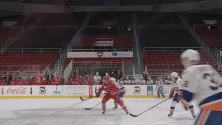 AHL teams play in front of an empty arena | ESPN