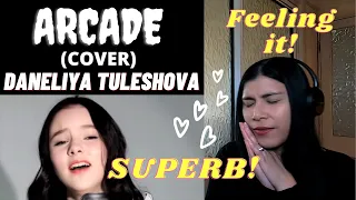 ARCADE - (COVER) - DANELIYA TULESHOVA REACTION | FILIPINA IN THE UK REACTION