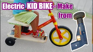 How to make electric Bike for KIDS - DIY Project (Easy Making)