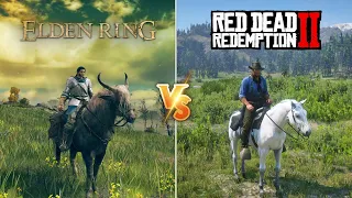 Elden Ring vs Red Dead Redemption 2 - Physics and Details Comparison