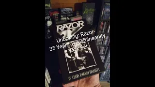 Unboxing: Razor - 35 Years Thrash Insanity