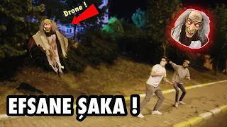 SCARY DRONE FLYING GHOST PRANK ! Pranks in Turkey 2020