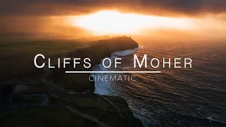 Cliffs of Moher Awesome Drone Footage, Sunset Cinematic Short Film DJI Mavic 3 cine l 4K