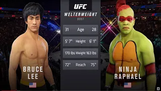 UFC 4 | Bruce Lee vs. Ninja Raphael (EA Sports UFC 4)