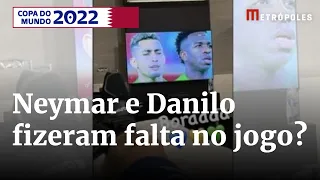 Como ficou a seleção sem Neymar e Danilo no jogo contra Suíça?!