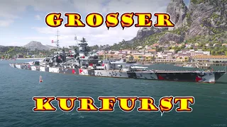 Meet The Grosser Kurfurst! Legendary German Battleship (World of Warships Legends Xbox One X) 4k