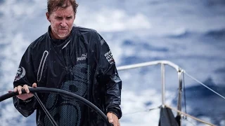 CNN Mainsail, Shirley Robertson - North Sails president Ken Read