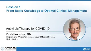 Antivirals Therapy for COVID-19 | COVID-19 Clinical Management Workshop