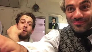 ramin karimloo and andrew kober getting on each other’s nerves for roughly 18 minutes straight