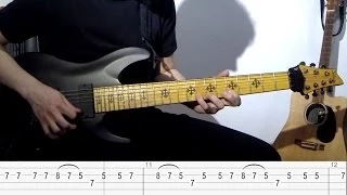 Iron Maiden - Dance of Death - Main Riff Lesson (Janick Gers)