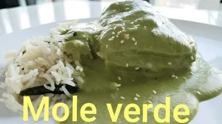 MOLE VERDE FACIL Y DELICIOSO