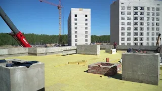 Cтроительство микрорайона Зеленая Долина в Зеленодольском районе (прогресс за май 2024 г.)