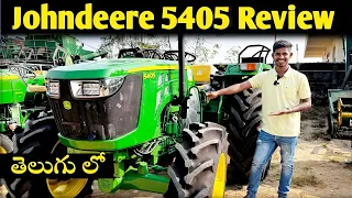 John deere 5405 Review | John deere 4WD tractor | 🚜 Steering Adjustment Available