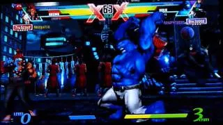 Ultimate marvel vs capcom 3 Chun-li, Shuma Gorath, Akuma