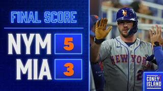 Alonso Homers Twice in Mets Win