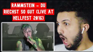 Rammstein - Du Riechst So Gut (Live at Hellfest 2016) reaction this is crazy