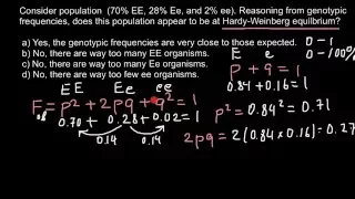 How to solve Hardy-Weinberg problems