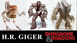 H.R. Giger's D&D Monsters A.I. Generated Art