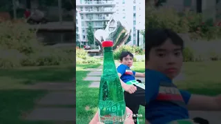 Amazing kid bottle cap kick challenge - #bottlecapchallenge #kidbottlecapkickchallenge