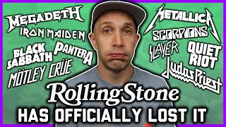 Rolling Stone’s Top 100 Metal Songs list is ROUGH.