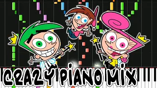 Crazy Piano Mix! THE FAIRLY ODDPARENTS Theme