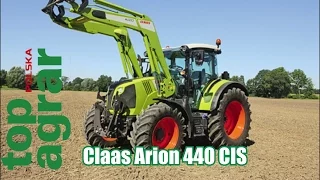 Claas Arion 440 CIS - test ciągników 120 KM - top agrar