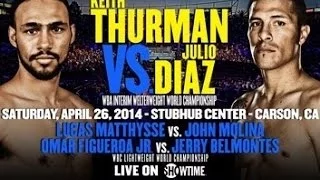 Thurman vs Diaz Matthysse vs Molina, UNDERCARD WEIGH-IN's